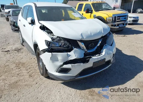 2016 Nissan Rogue S из США, поврежденный, VIN KNMAT2MV5GP613505